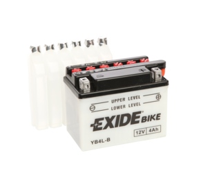 BATTERI MOPED 12V YB4L-B EXIDE (L:120, B:65, H:90MM) från exide