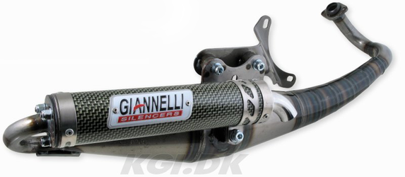 AVGASRÖR PIAGGIO/GILERA GIANNELLI REVERSE CARBON LJUDDÄMPARE från gianelli