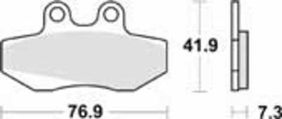 BROMSKLOSS AJP STORA SBS